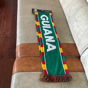 French Guiana Copa America Centenario Scarf USA 2016  Soccer Collectibles Green